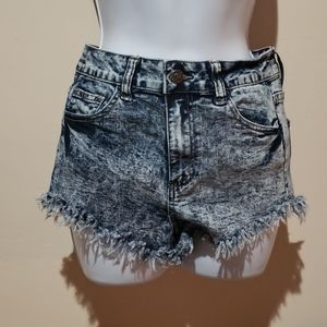 High Waisted Denim Shorts